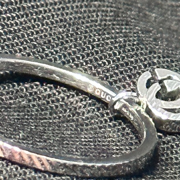 GUCCI 18K White Gold Interlocking G Ring – BRAND NEW - Picture 15 of 15